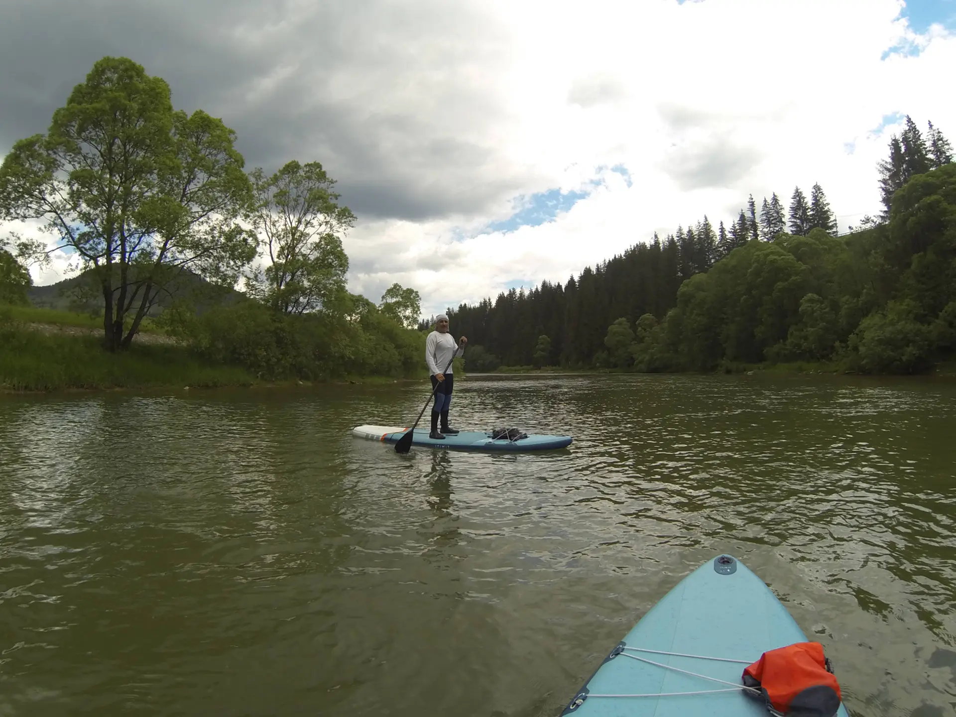 Paddling pe Valea Bistritei