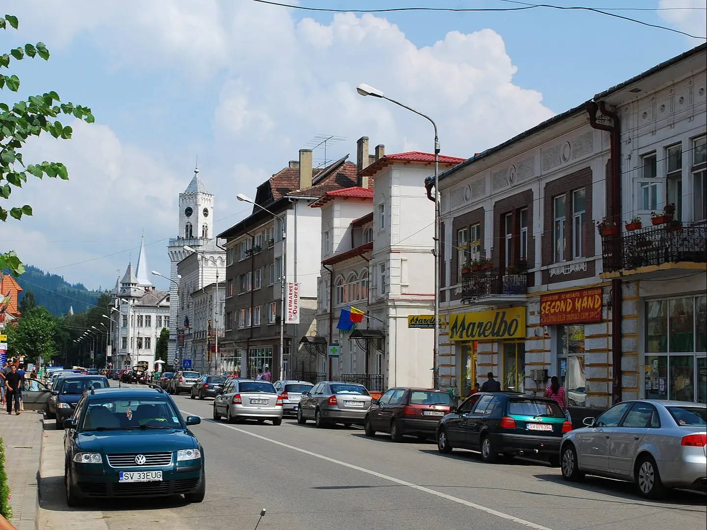 Zona comerciala in Vatra Dornei